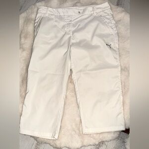 Puma White Athletic Pants